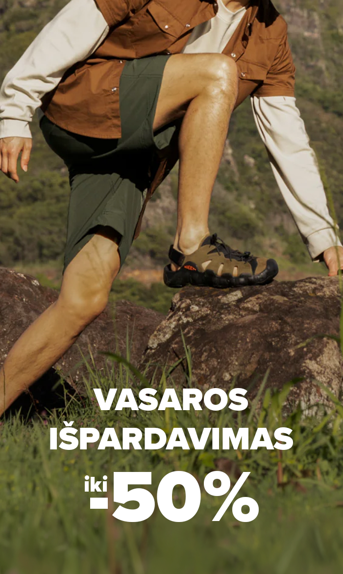 Vasaros i&scaron;pardavimas iki -50% KEEN avalynei. Atraskite basutes, žygių ir laisvalaikio batus puikiomis kainomis. Pirkite dabar &ndash; nemokamas grąžinimas per 365 d.